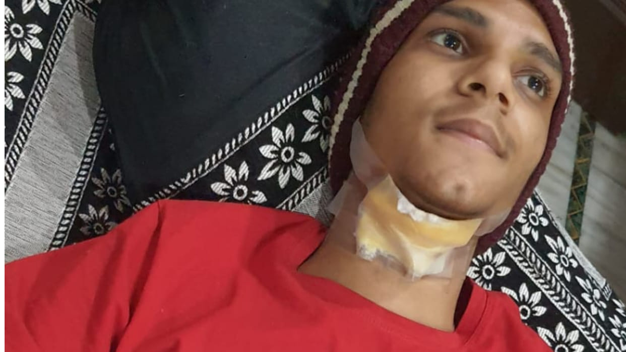Young man throat cut from China Manjha in Rajpura, injured