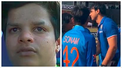 U19 Women’s Indian Cricket Team Captain Shafali Verma Cries After T20 World Cup Win, Neeraj Chopra Met Players