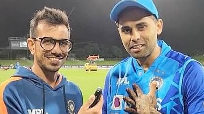 Video: सूर्यकुमार ने युजवेंद्र चहल को बताया बल्लेबाजी कोच, लखनऊ में जीत के बाद कुलदीप यादव को दिया इंटरव्यू युजवेंद्र चहल और सूर्यकुमार यादव