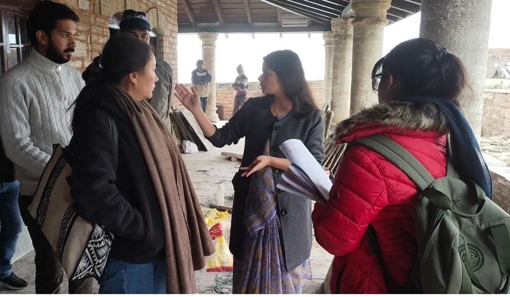 DM Inspects Malla Mahal