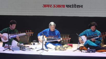 amar ujala shabd samman sarod vadak ustad amjad ali khan sangeet sandhya live performance