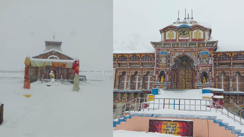 Snowfall In Badrinath Kedarnath and Other Hilly Areas of Uttarakhand Amazing Photos