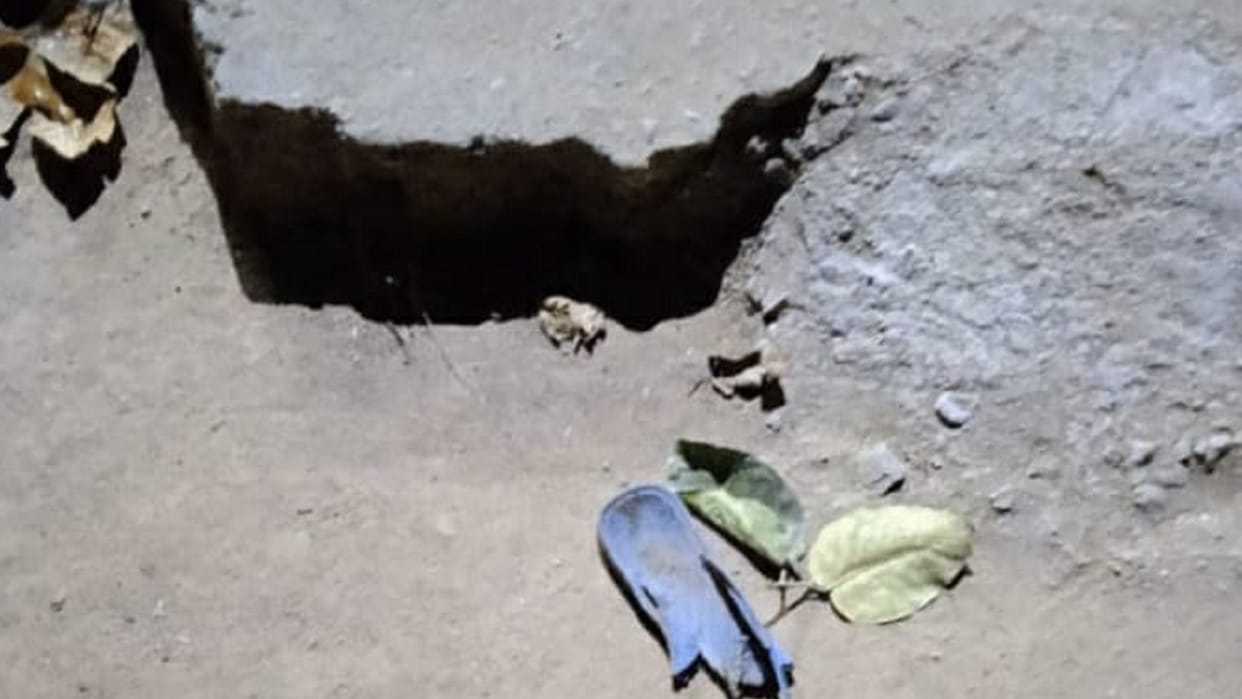woman injured in a bomb blast who went to pick wood in korba forest