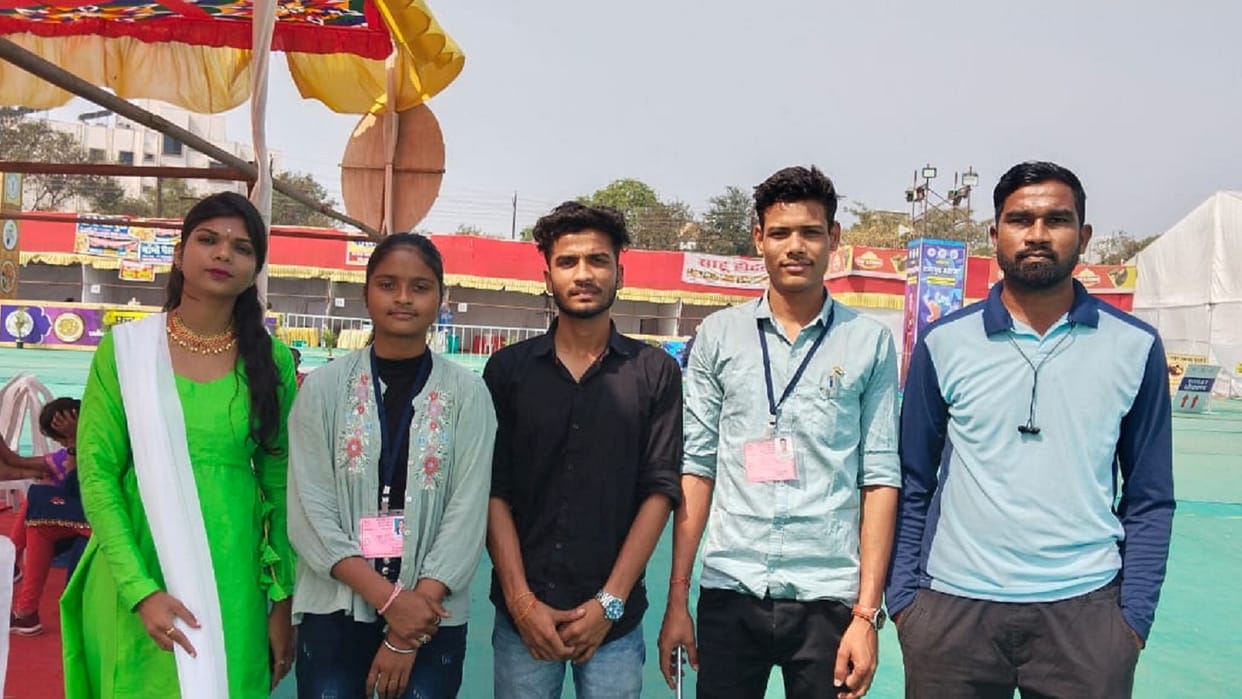 bijapur players got third position in chhattisgarh yuva mahotsav in raipur