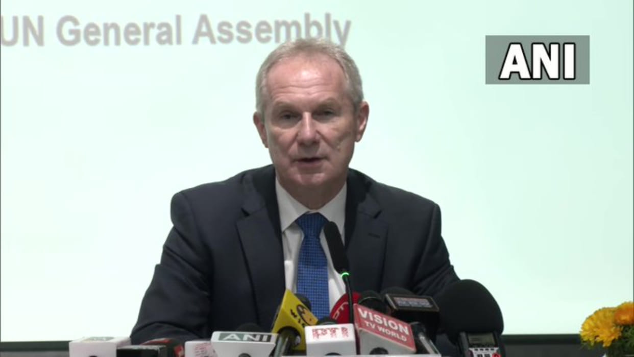 UNGA chief Csaba Koros said  did not talk to PM Modi on terrorism infiltration from China issue