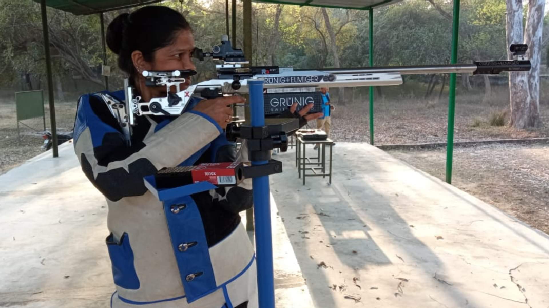 Two generations of family shine in shooting with same pistol and rifle