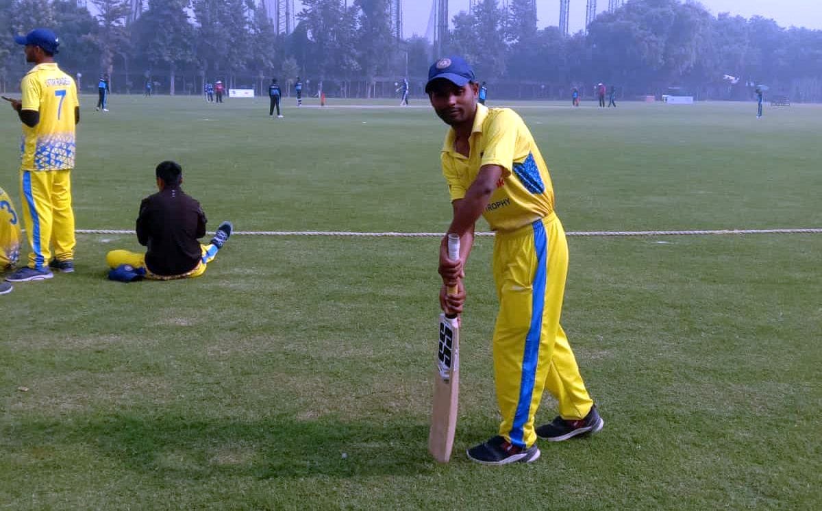 Sandila's Ankur became the vice-captain of UP Divyang cricket team