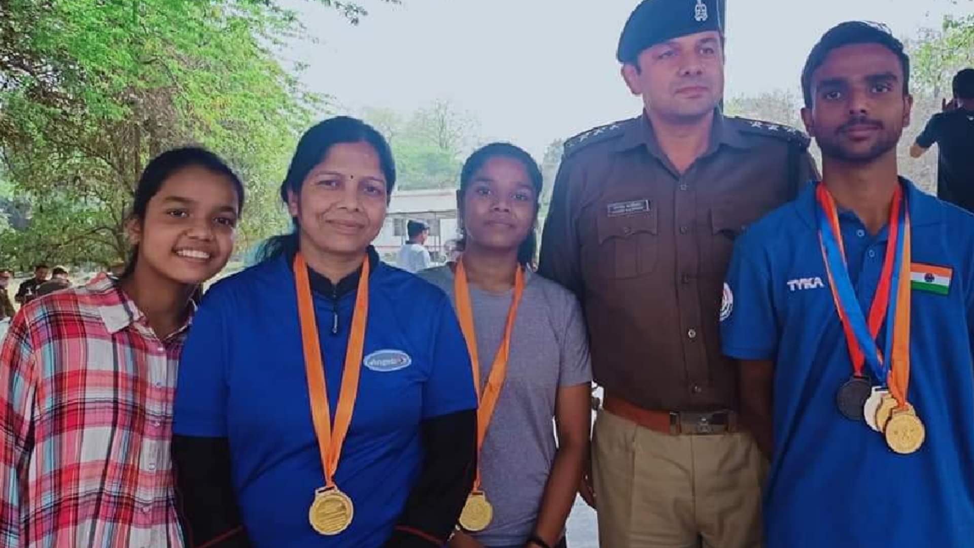 Two generations of family shine in shooting with same pistol and rifle