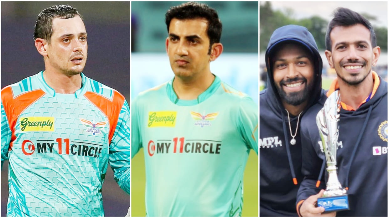 IPL 2023: LSG Gautam Gambhir mocks Quinton De kock afte Lucknow pitch, targets Hardik Pandya Yuzvendra Chahal