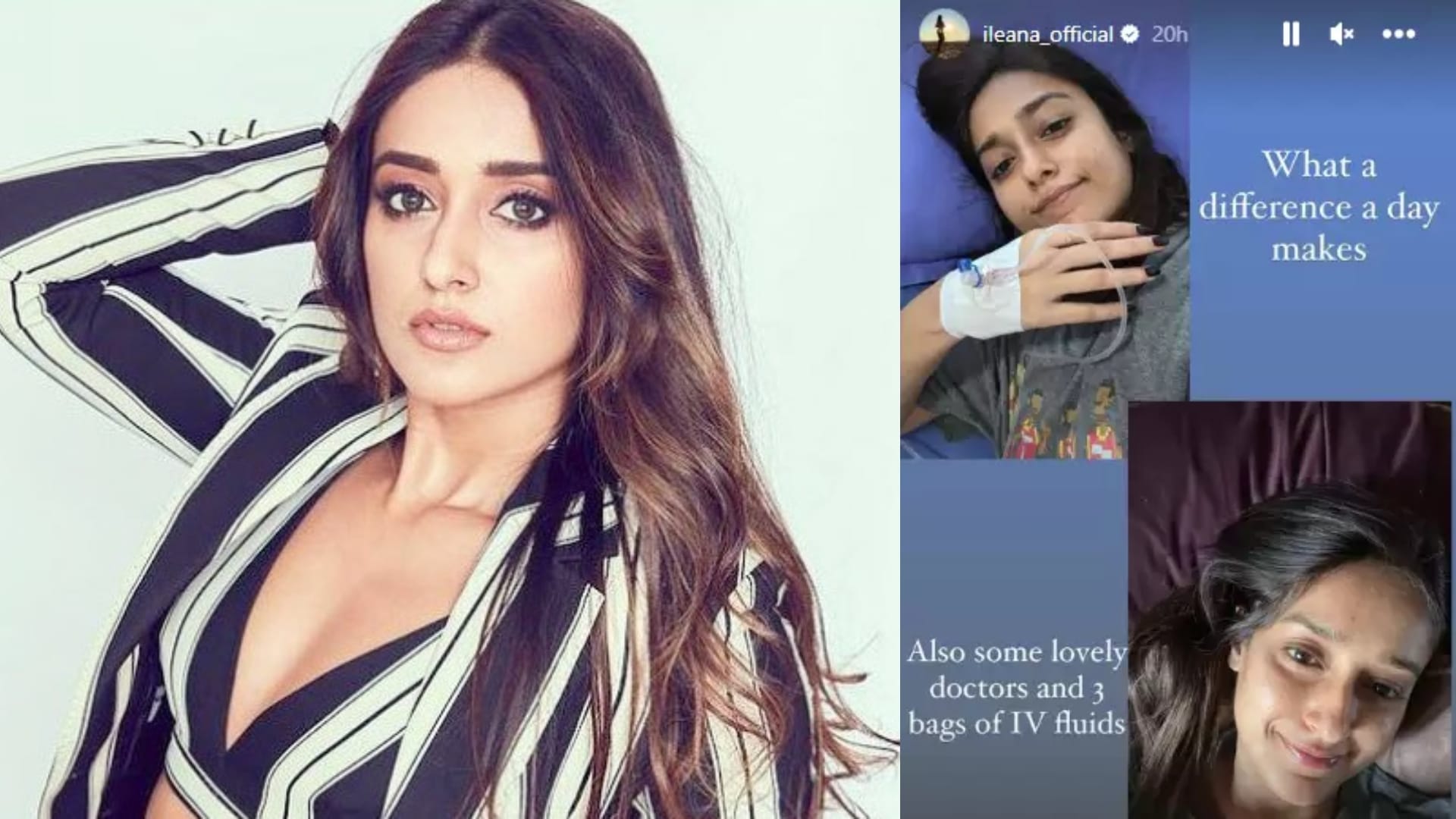 Ileana D'cruz Hospitalised actress Share Stories on instagram about her health