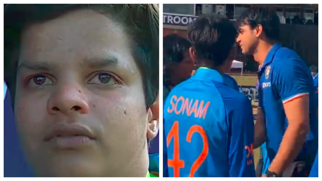 U19 Women’s Indian Cricket Team Captain Shafali Verma Cries After T20 World Cup Win, Neeraj Chopra Met Players