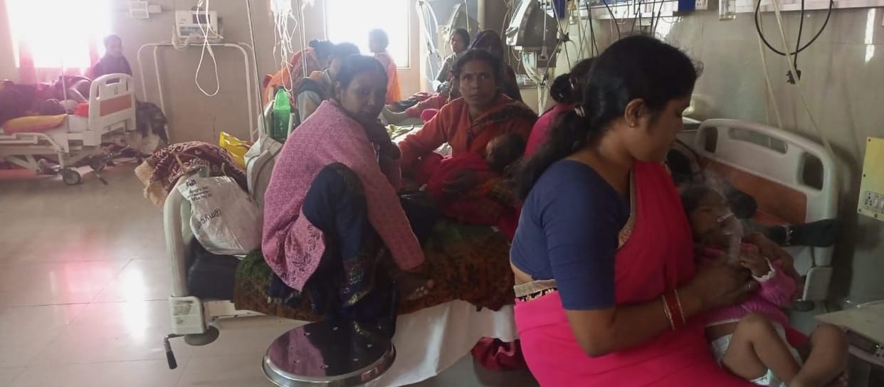 Four patients of cold diarrhea, six patients of pneumonia admitted