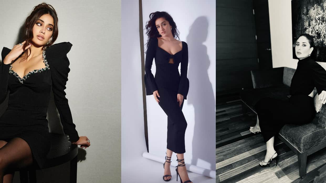 Black Outfit Party Ideas Inspired From Janhvi Kapoor To Kareena Kapoor