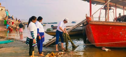 Is this worship of Ganga or torture on it? Namami Gange awakened the spirit of cleanliness
