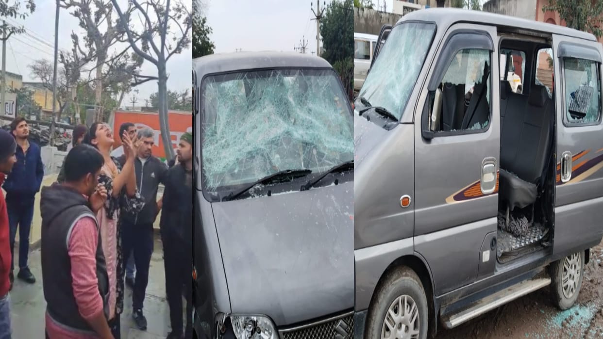 UP: two sides of eunuchs clashed and vehicles were vandalized in Kharkhoda of Meerut