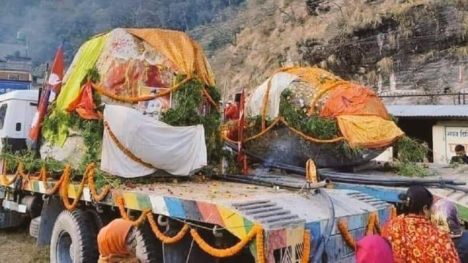 Shaligram rock will be welcomed grandly in Kushinagar