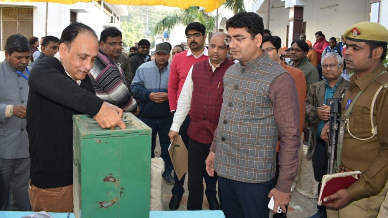 MLC Election Polling parties reached booths, police-administration alert in view of elections