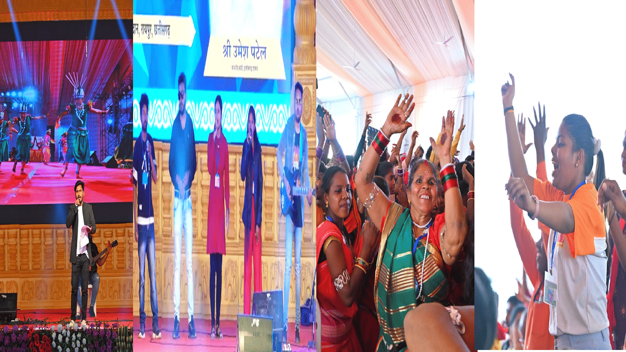 Chhattisgarh: People danced to rock band on youth festival 2023