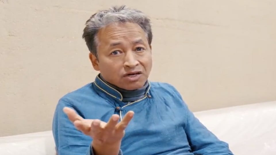 Climate fast: Sonam Wangchuk said - Restrictions worse than house arrest, demanding protection of Ladakh