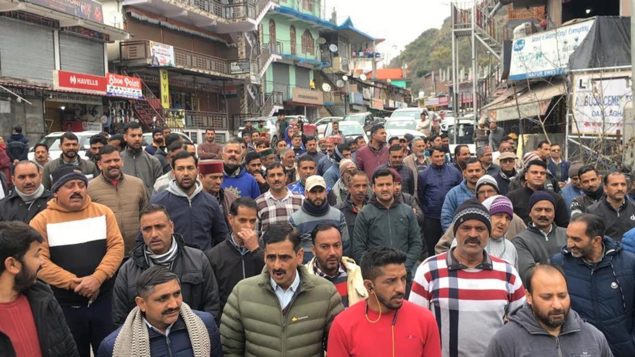 adani cement dispute himachal pradesh truck operators did not pay banks EMI since last two months