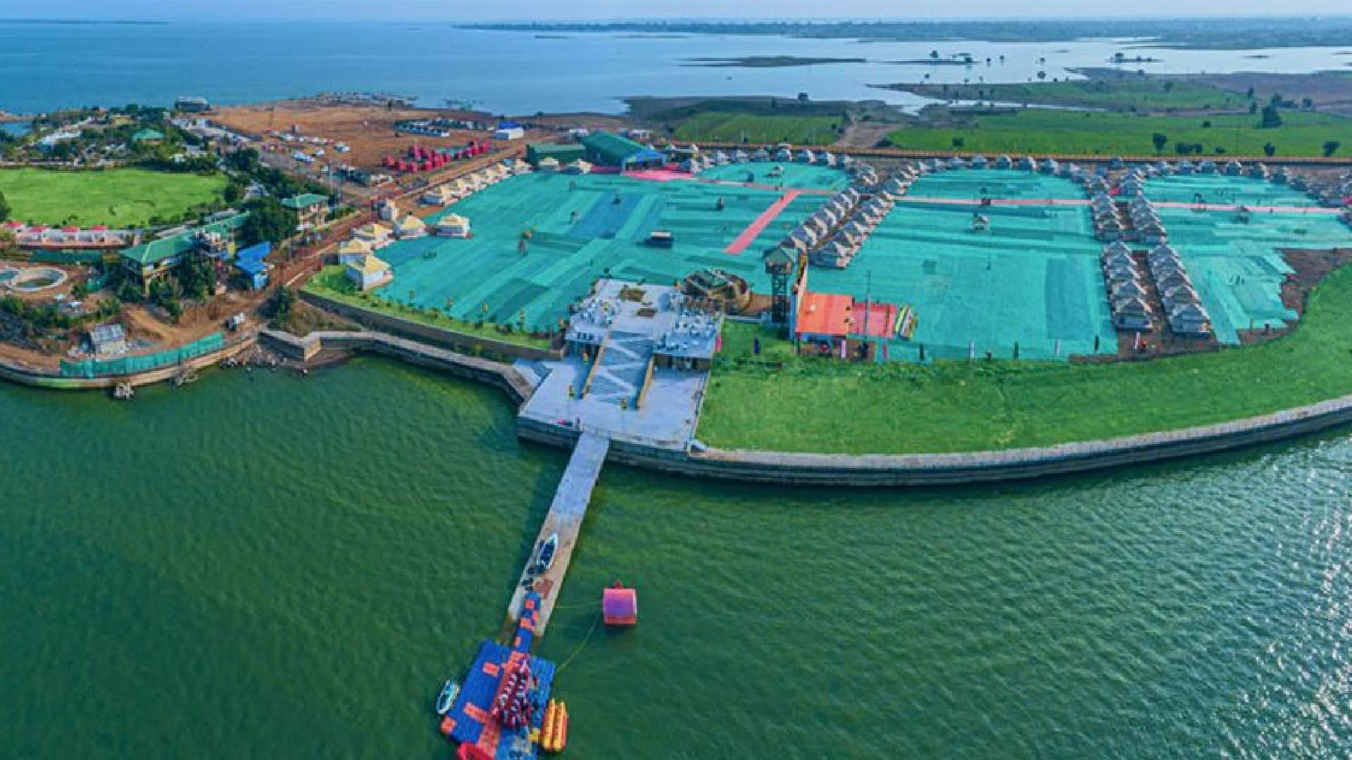 MP News: Water festival ends in Hanuwantiya, tent city is the center of attraction