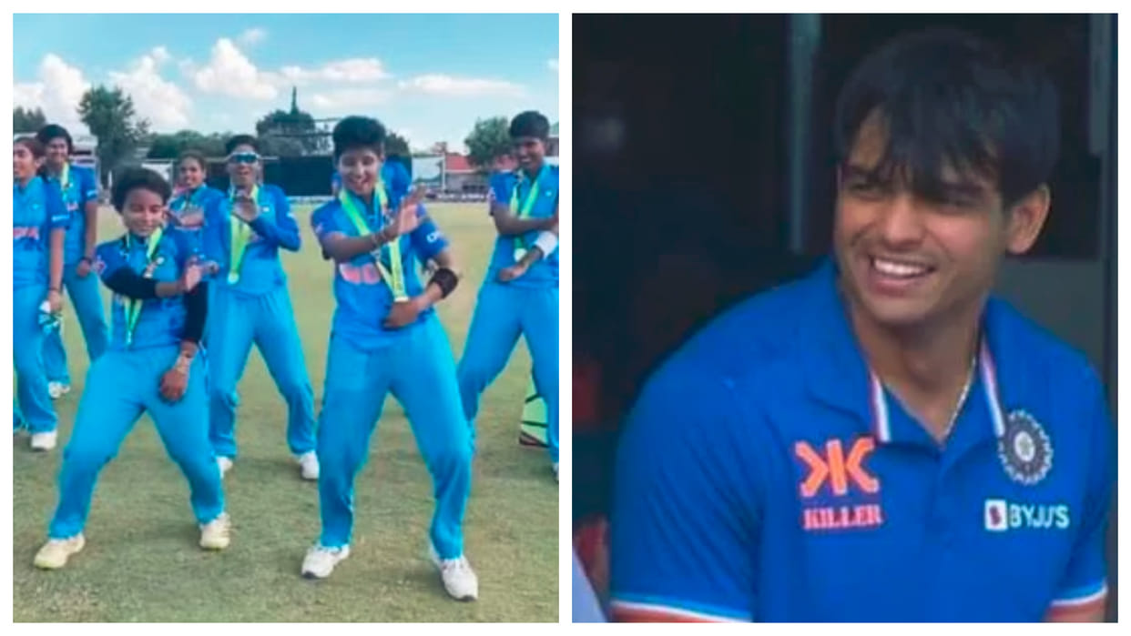 U-19 T20 World Cup Team India dance after becoming champion Neeraj Chopra becomes fan see final in pictures