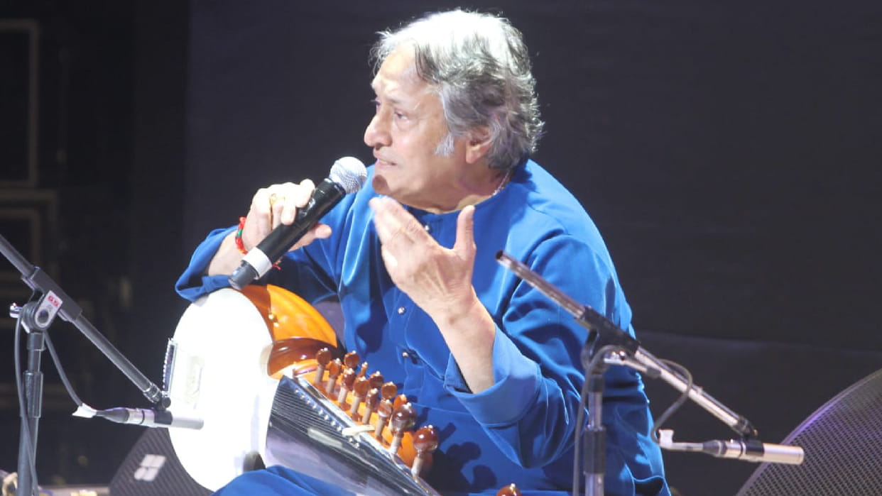 amar ujala shabd samman sarod vadak ustad amjad ali khan sangeet sandhya live performance