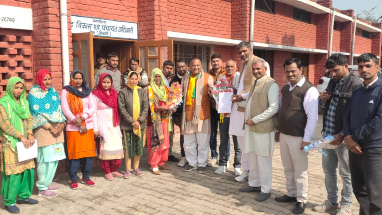 BJP supported candidate became president and vice president of Panchayat Samiti Kairu
