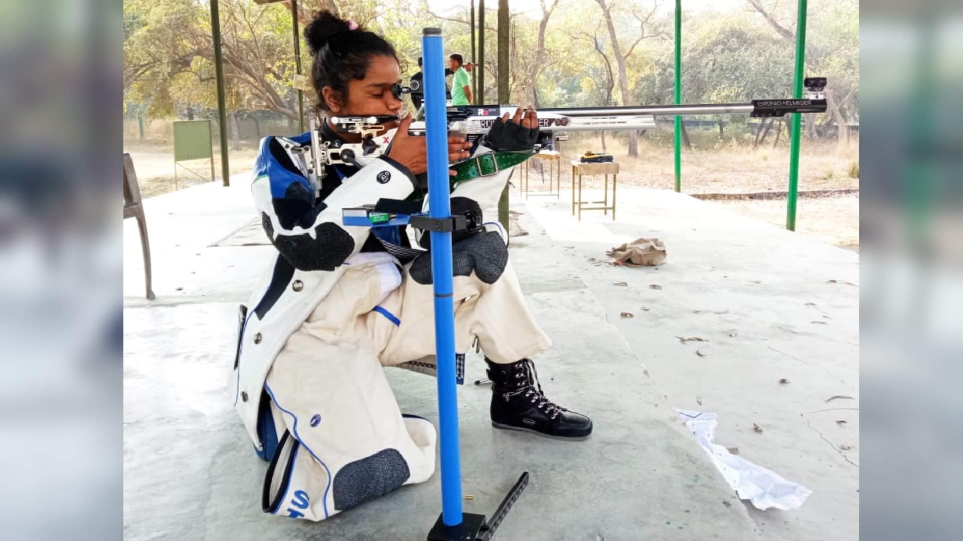 Two generations of family shine in shooting with same pistol and rifle