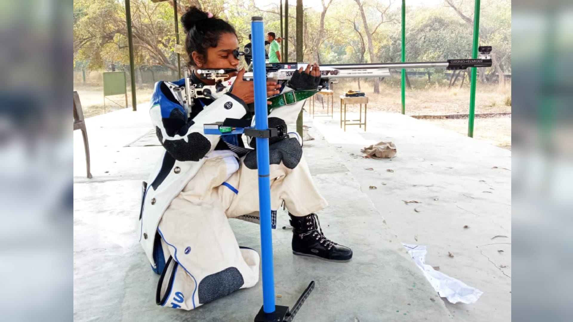 Two generations of family shine in shooting with same pistol and rifle