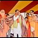 Prayagraj News : माघ मेले में आयोजित संत समागम में पहुंचे केंद्रीय मंत्री श्रीपद नाईक।