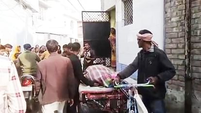 System's dead body on cart in Bihar: In 20 hours the dead body from Pokhar roamed 2 km on cart in Begusarai