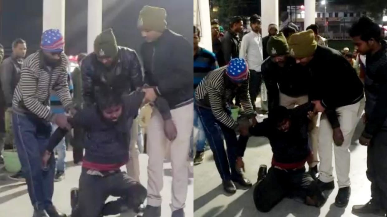 Chhatarpur young man who came to meet brother-in-law wife was tied to a tree and beaten