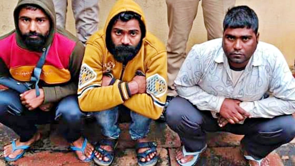 Three accused arrested in Randhirgarh village robbery case
