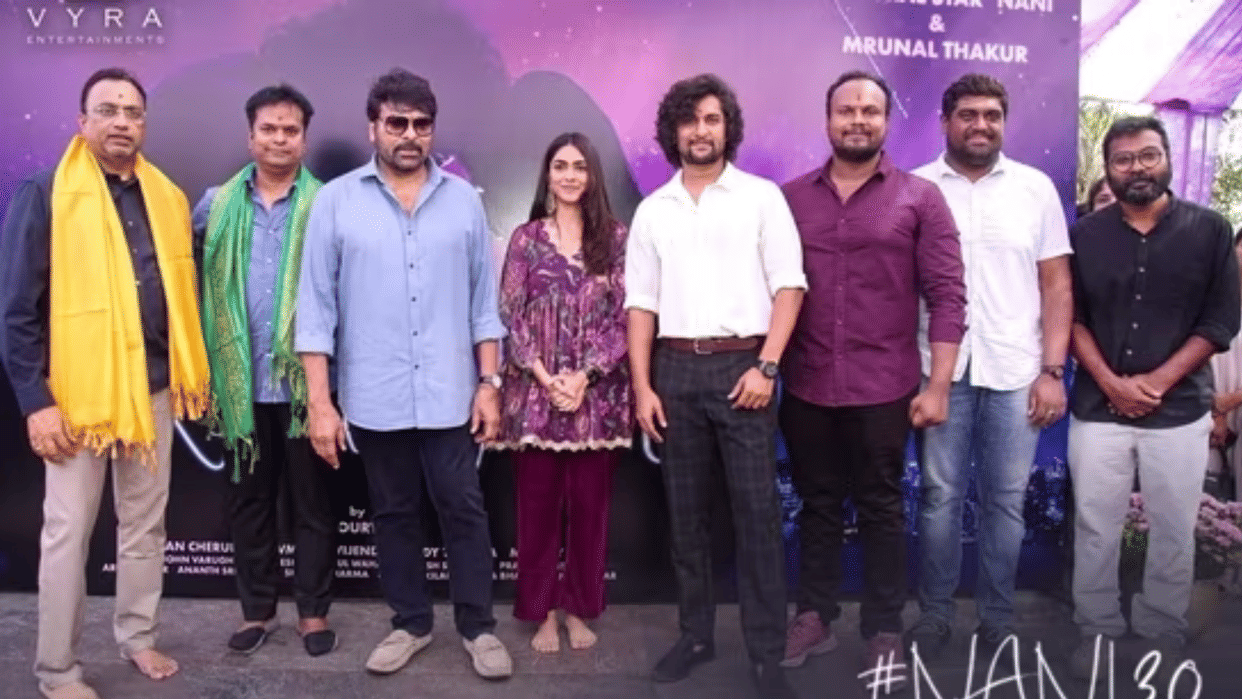 Mrunal Thakur and Nani commence shoot of their highly anticipated untitled Telugu film