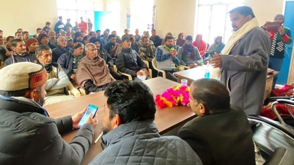Harsh Dev Singh said restoration of democratic govt in jammu kashmir last priority of election comission