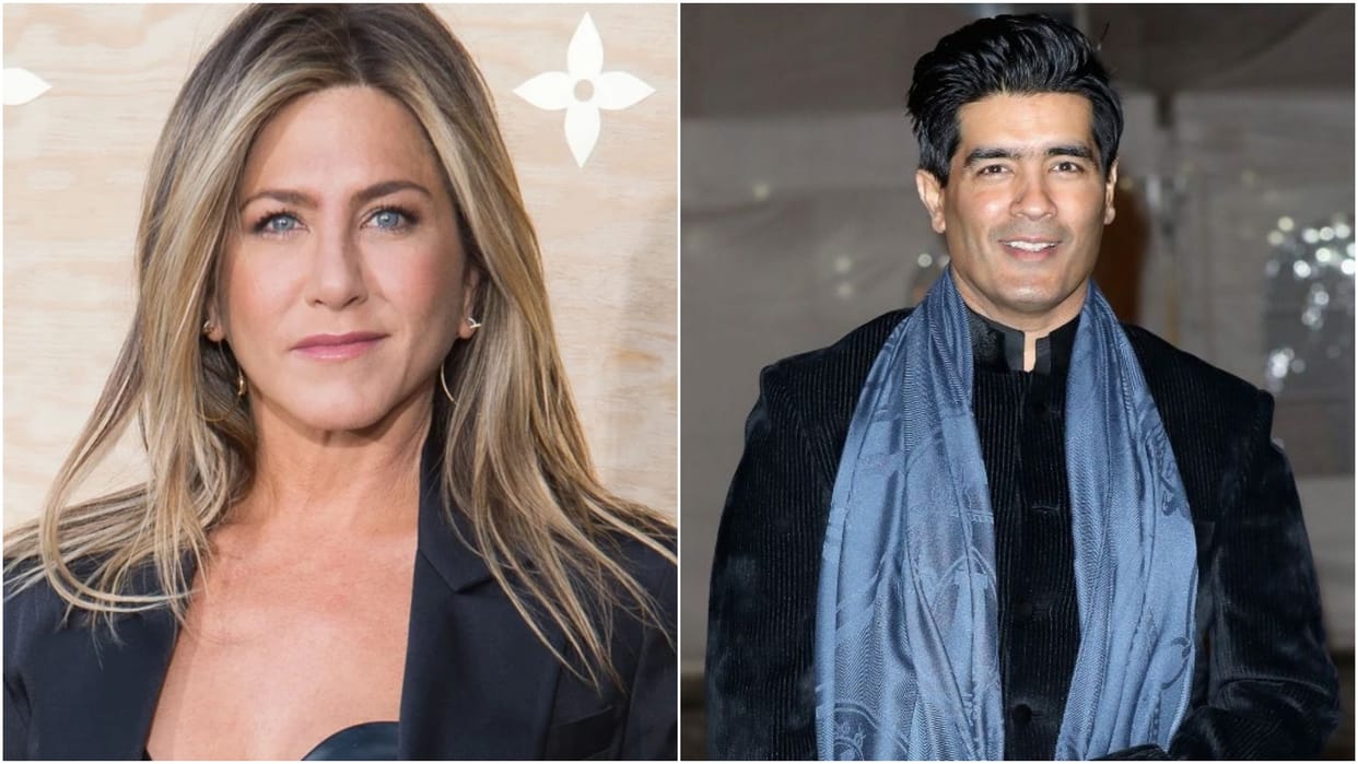 Jennifer Aniston wore Manish Malhotra designed Lehenga in Murder Mystery 2 fans are praising her Indian look