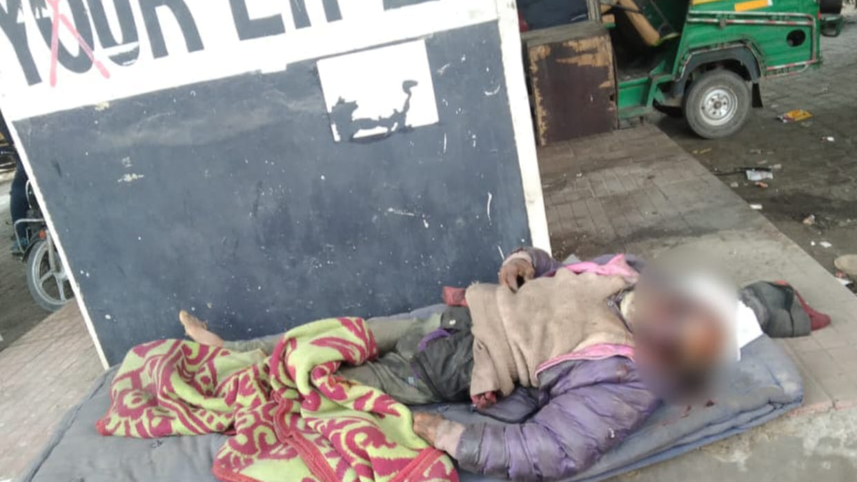 middle aged man murdered under flyover in front of mla office in panipat