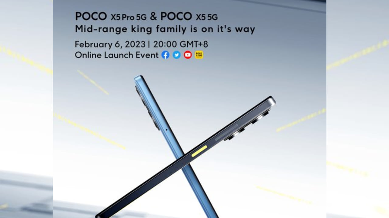 Poco X5 and poco X5 Pro set to launch on 6 february with 108mp camera know features and price