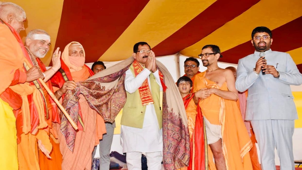 Union Minister Shripad Naik said – burning Ramcharit Manas is an unforgivable crime