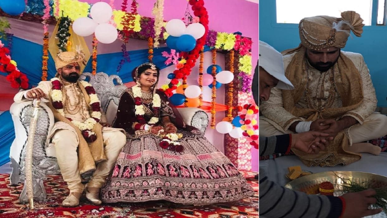 Saharanpur : The groom returned five lakhs of dowry and married with only one rupee