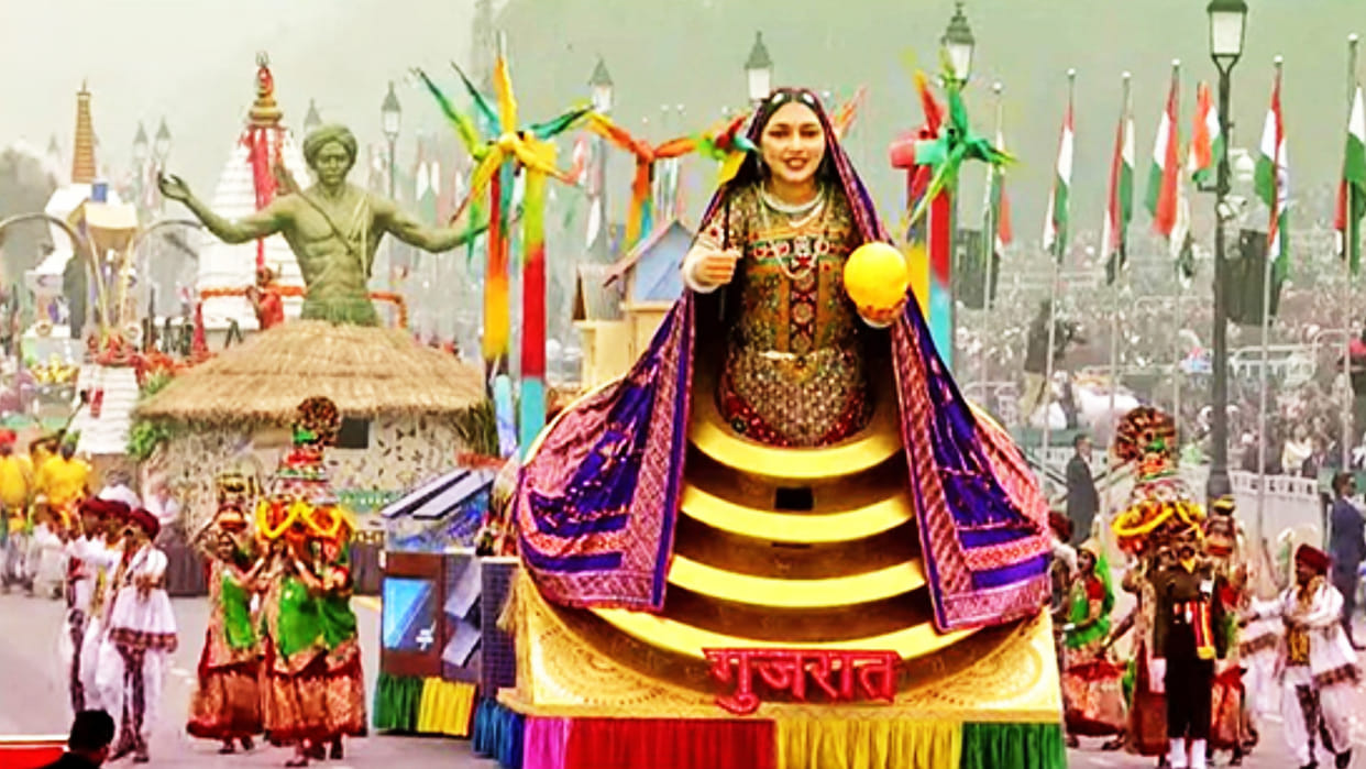 Gujarat Tableau wins Peoples Choice Award at Republic Day Parade