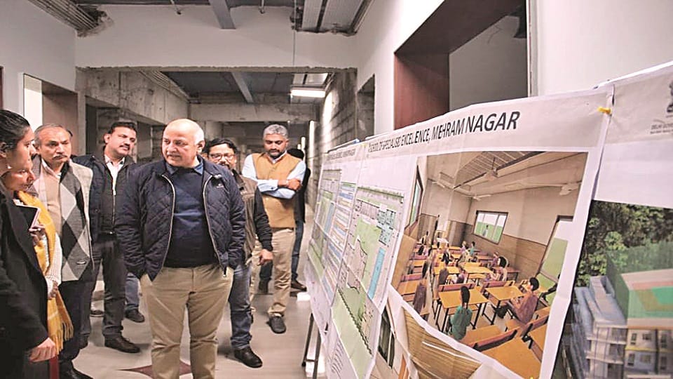 The country's most modern school is getting ready in Delhi