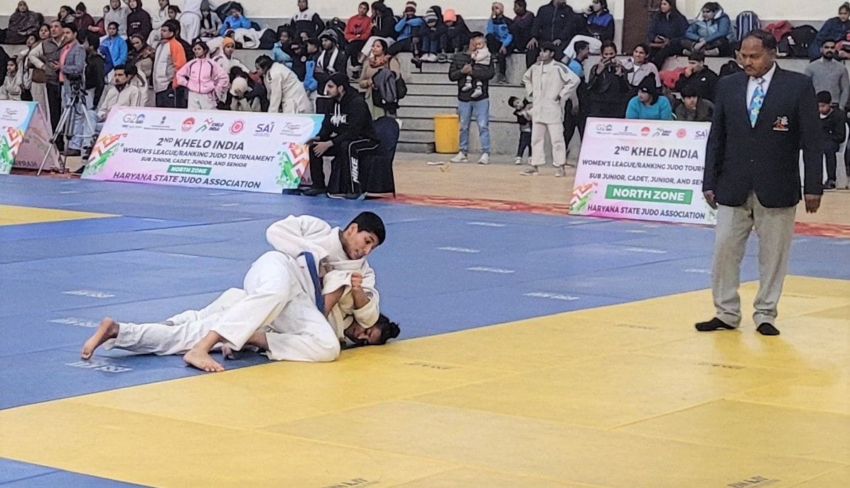738 players showed their strength in Khelo India Women's League Judo competition