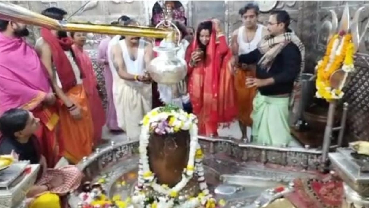 Rupali Ganguly visited Baba Mahakal temple said With the blessings of Mahakal got a chance to work in serial