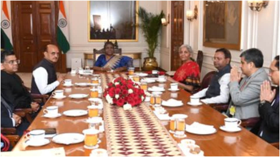 Union Budget 2023:  Finance Minister Nirmala Sitharaman in pictures before presenting the budget