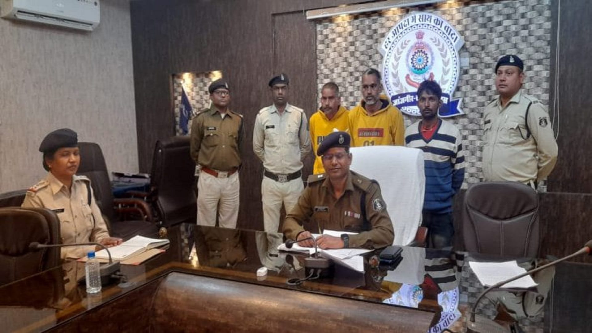 three arrested for killing young man by burning him alive in janjgir-champa