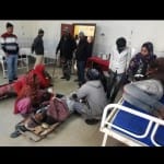 अररिया में फायरिंग और धमाकों में घायल पहुंचाए जा रहे अस्पताल।