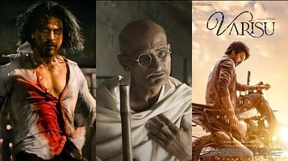 Box office report pathaan Gandhi godse ek yudh varish thunivu wednesday collection