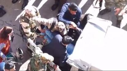 Chandigarh: Accident in Haryana Civil Secretariat, youth fell down from 9th floor taken to hospital for treatment